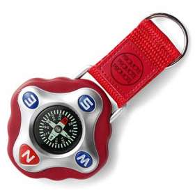 Plastic Compass Keyrings