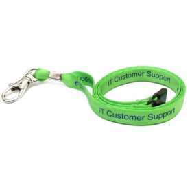 10mm Flat Polyester Lanyards - extra picture