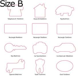 Shaped Flexible Fridge Magnets - extra picture
