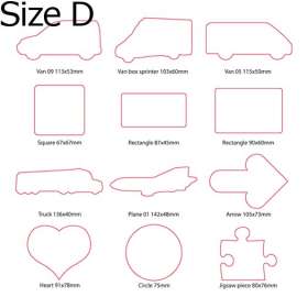 Shaped Flexible Fridge Magnets - extra picture