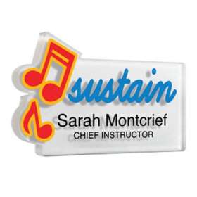 Bespoke Acrylic Name Badges - extra picture