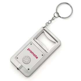 LED Light And Bottle Opener Key Ring