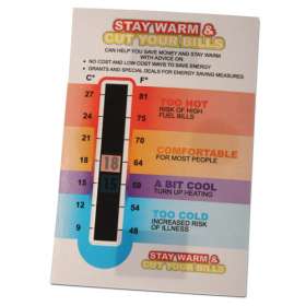 Large Temperature Gauge Cards