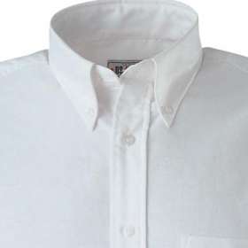 Short Sleeved White Oxford Shirt - extra picture