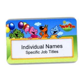 Metal Window Staff Name Badges - extra picture