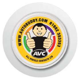 Self Cling Round Tax Disc Holder - extra picture
