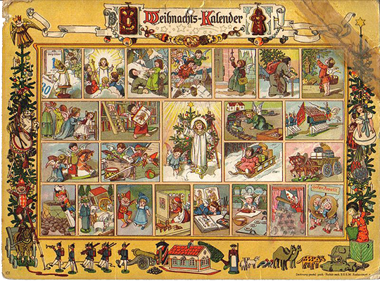 An advent calendar from 1903
