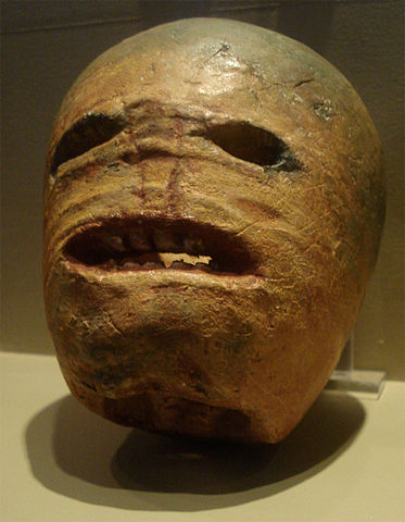 A traditional Irish Turnip lantern.