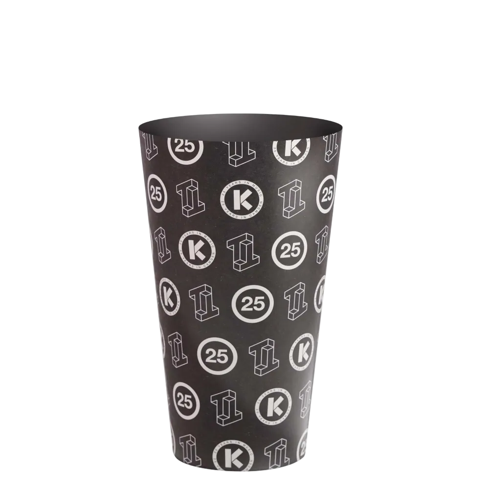 Branded Half Pint Reusable UKCA Plastic Cups | Total Merchandise