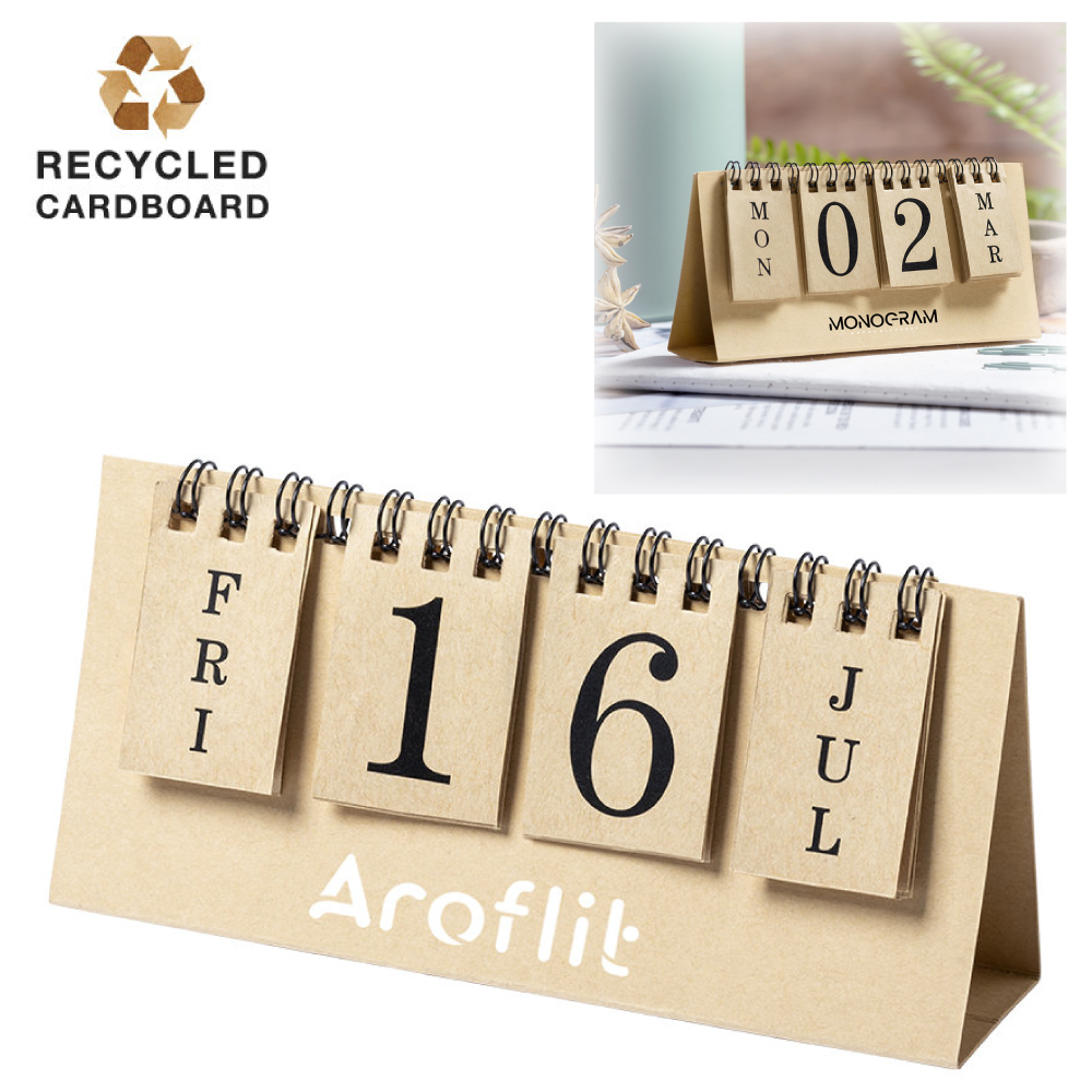Custom Printed Everlasting Eco Calendar Total Merchandise