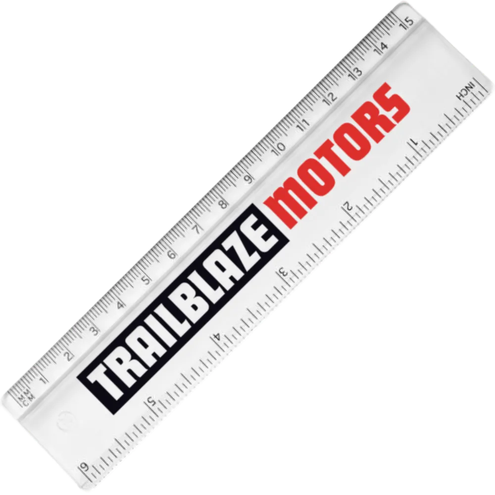 Plastic 15cm Ruler | Branded Rulers | Total Merchandise