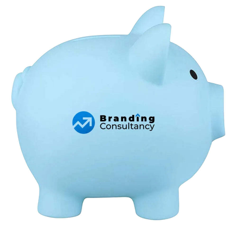 ピギーバンク Promotional Premium Piggy Bank | Total Merchandise