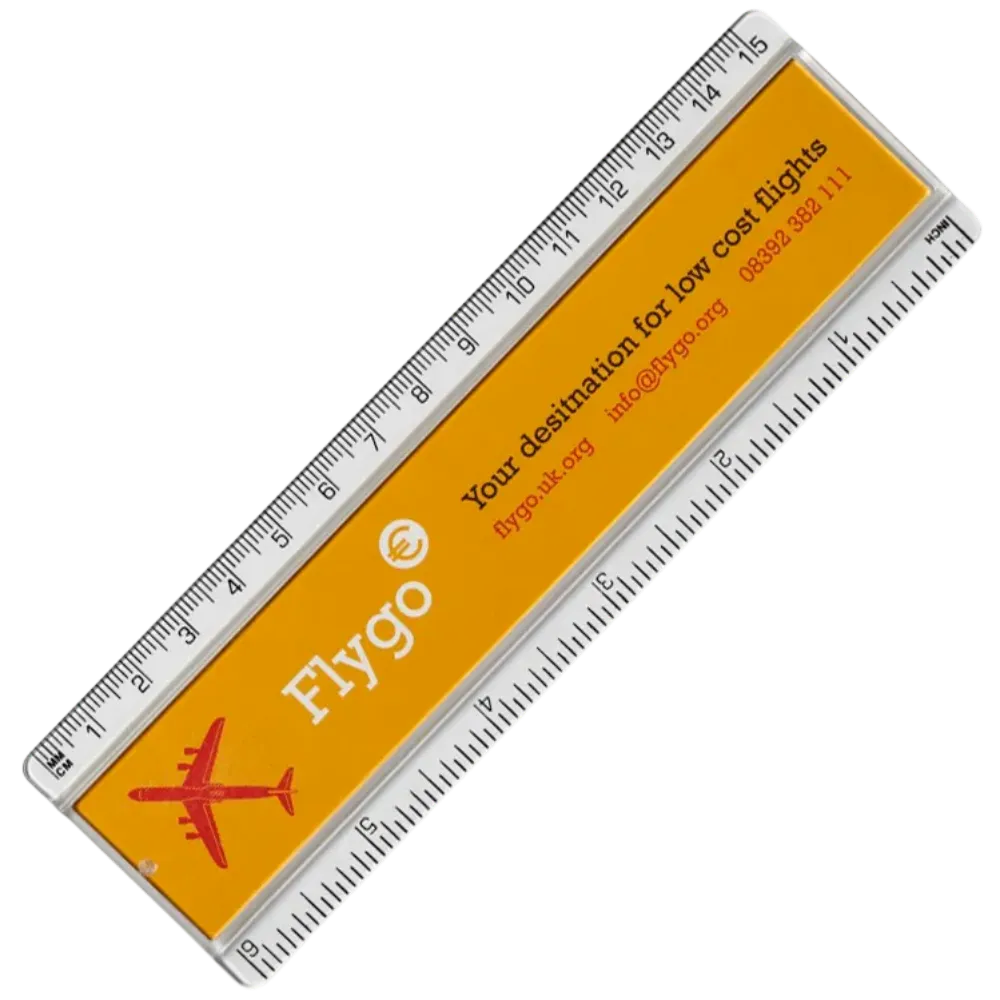 Ruler Insertable 15cm Insert Ruler | Printed Rulers | Total Merchandise