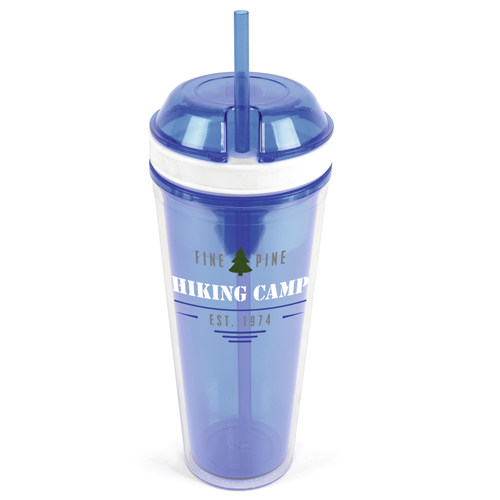 550ml Snack and Sip Water Bottles Personalised Snack Compartment Bottles Branded Water and