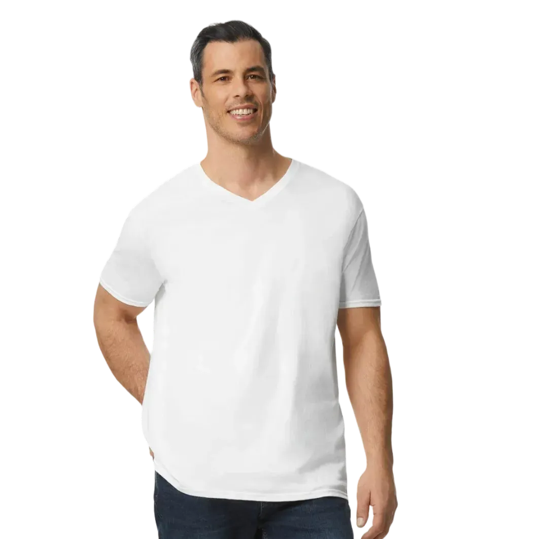 Branded Men's Gildan V Neck T-Shirts | Total Merchandise