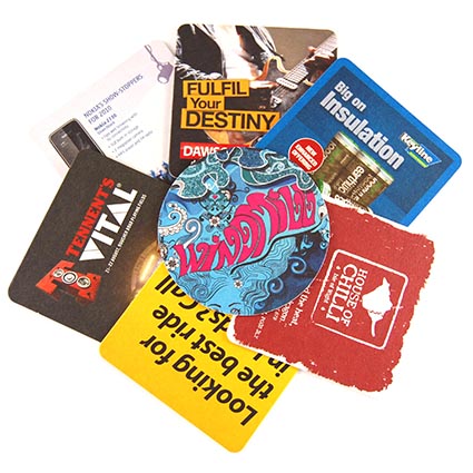 Beer Mats | Printed Mouse Mats | Promotional Coasters | Promotional ...