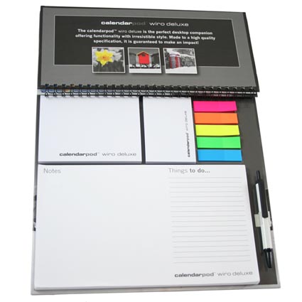 wiro calendar and sticky note set deluxe printed calendars