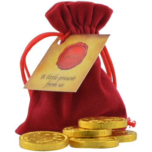 Chocolate Coin Pouches | Promotional Sweets | Personalised ...