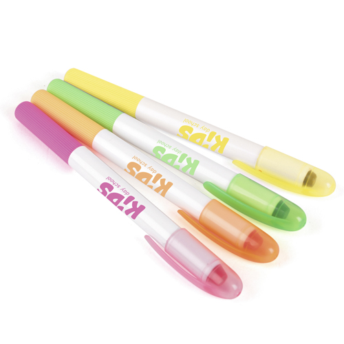 Fluorescent Wax Highlighters Pens & Writing Promotional Pens Printed Pens Total Merchandise