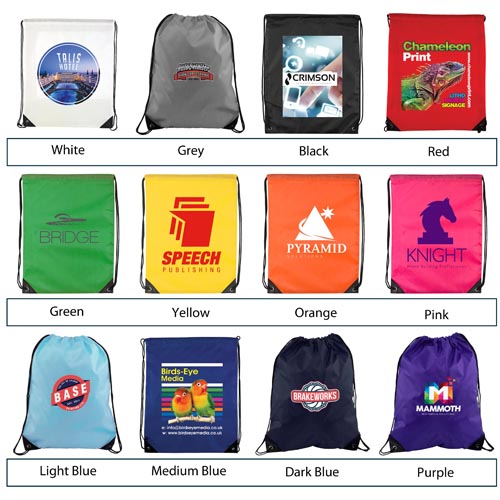 Full Colour Drawstring Bags Promotional Bags Printed Bags