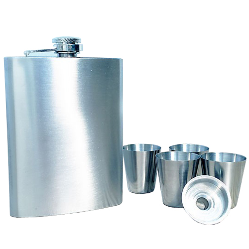 Save 10 Hip Flask and Cup Sets Special Offer Total Merchandise