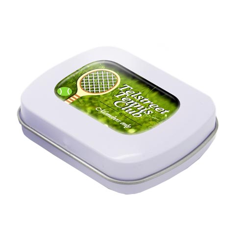 Logo Printed Mints and Tins Promotional Sweets Personalised