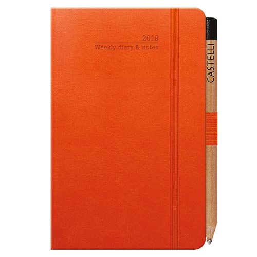 Ivory Tucson Pocket Weekly Diary with Pencil Promotional Diaries