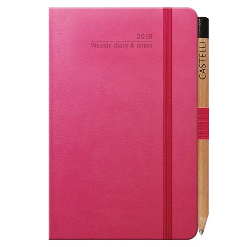 Ivory Tucson Pocket Weekly Diary with Pencil Promotional Diaries