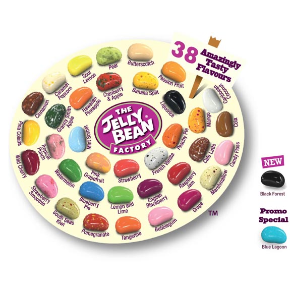 Maxi Gourmet Jelly Bean Pot Promotional Sweets Business Gifts