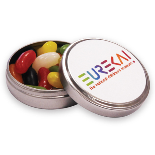 Jelly Bean Pocket Tins Promotional Sweets Personalised Chocolate
