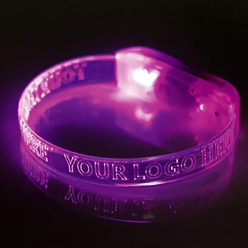 LED Light Up Wristbands Printed Lanyards Promotional Wristbands