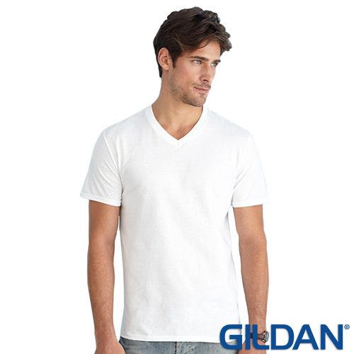 Branded Men's Gildan V Neck T-Shirts | Total Merchandise