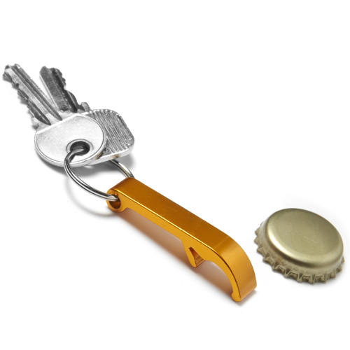 Metal Bottle Opener Keyholders Promotional Key Rings Printed