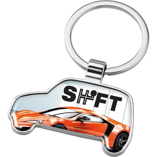 Metal Car Keyrings Promotional Key Rings Printed Keyrings Low Prices & Fast Lead Times