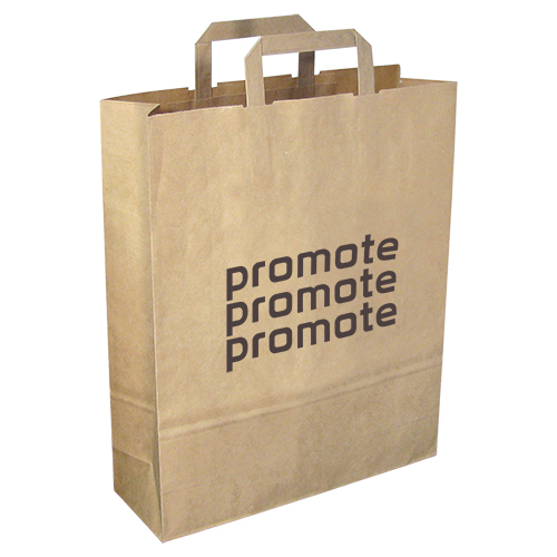 Printed Recycled Large Paper Carrier Bag Total Merchandise