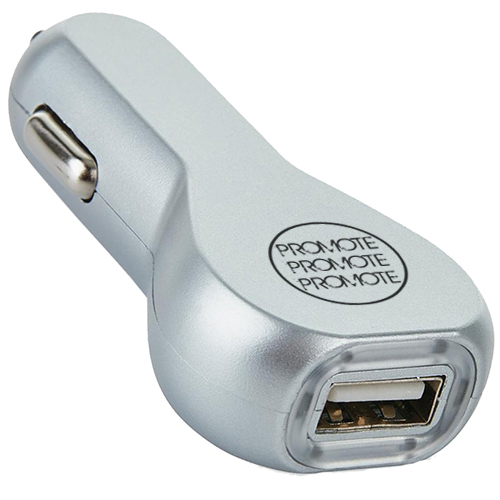 Single USB Car Chargers Personalised Chargers and Adaptors Promotional Merchandise Total
