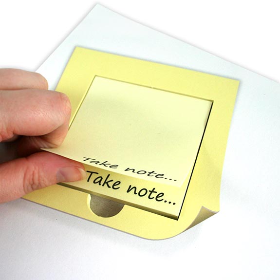 Sticky Note Desk Pads Branded Paper Products Printed Note Pads and