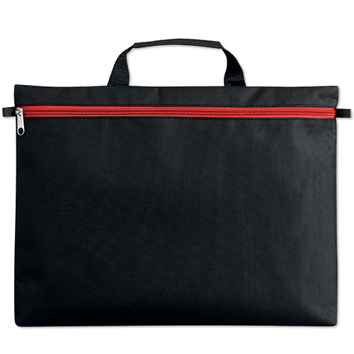 Stripe Zip Document Bags Promotional Bags Printed Bags