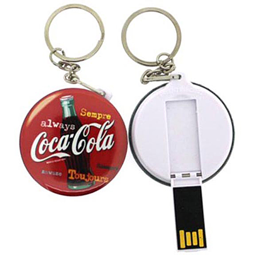 USB Button Flashdrive Keyrings Promotional USB Memory Sticks