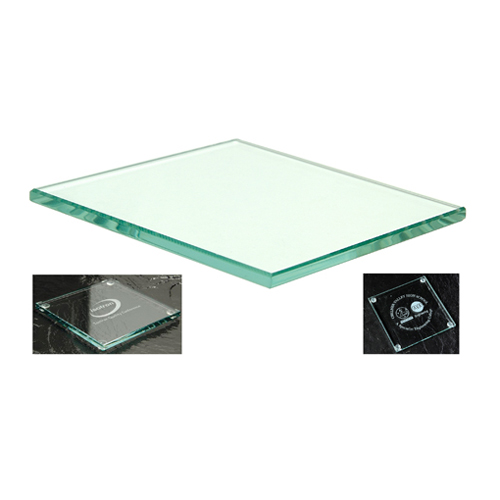 Square Flat Glass Coasters Printed Mouse Mats Promotional Coasters