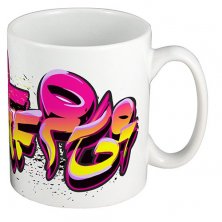 Promotional Full Colour Printed Mugs with company branded logo