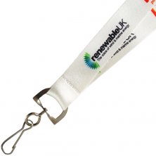 Promotional 20mm Dye Sublimation Lanyards branded with logo
