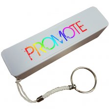 Custom printed Express 2500mAh Power Banks for charging phones