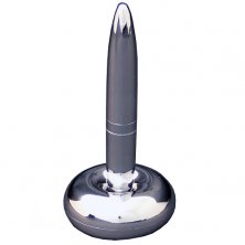 Personalised Floating Desk Pens are metal plated