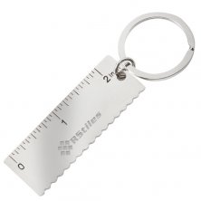 Promotional Metal Ruler Keyrings for merchandise ideas