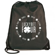 Promotional Polyester Drawstring Bags university merchandise