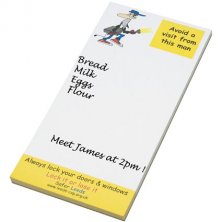 Printed Third A4 Note Pad printed with company design