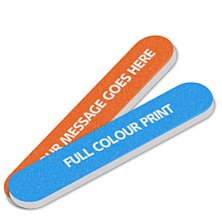 Promotional printed Nail Files branded with a design