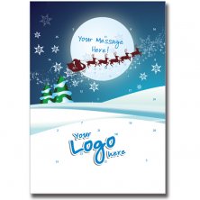 Promotional Printed Traditional Advent Calendars for Christmas Merchandise