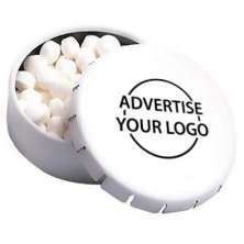 Custom printed Express Click Clack Mint Tins for giveaways